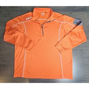 Ping Performance 1/4 Quarter Zip Ranger Pullover Men's L Large Orange